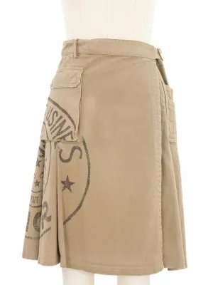 2022 Christian Dior Union Utility Skirt
