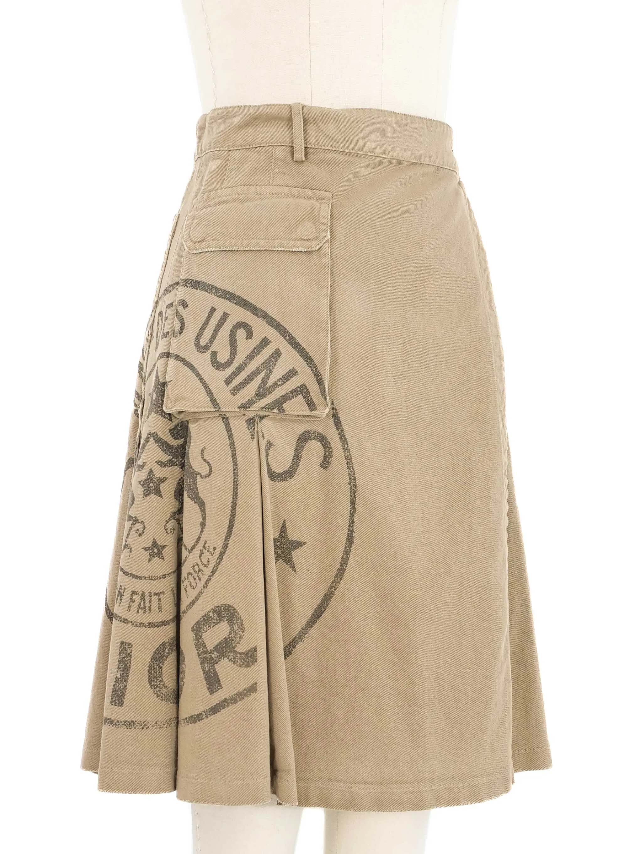 2022 Christian Dior Union Utility Skirt