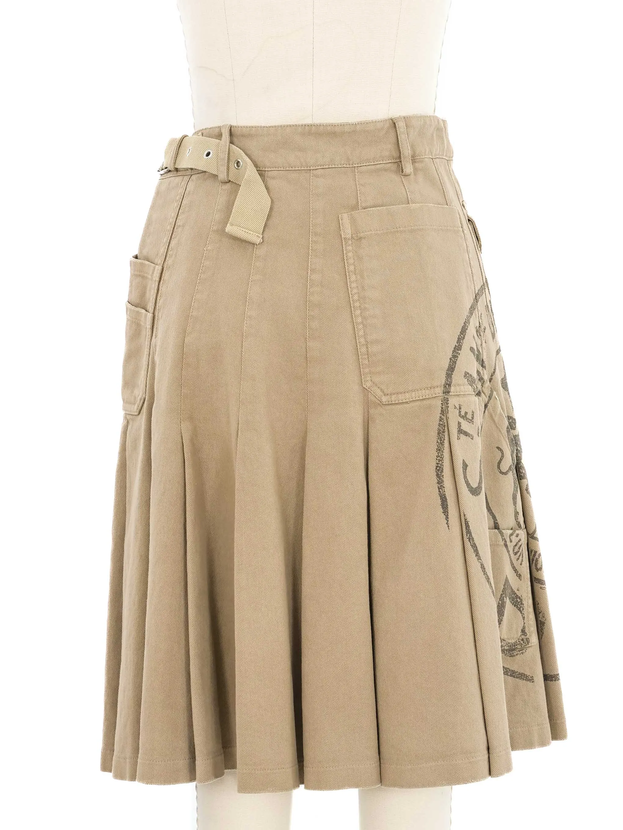 2022 Christian Dior Union Utility Skirt