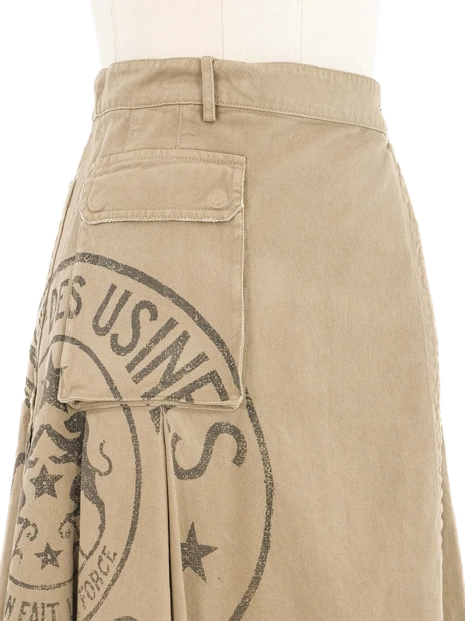 2022 Christian Dior Union Utility Skirt