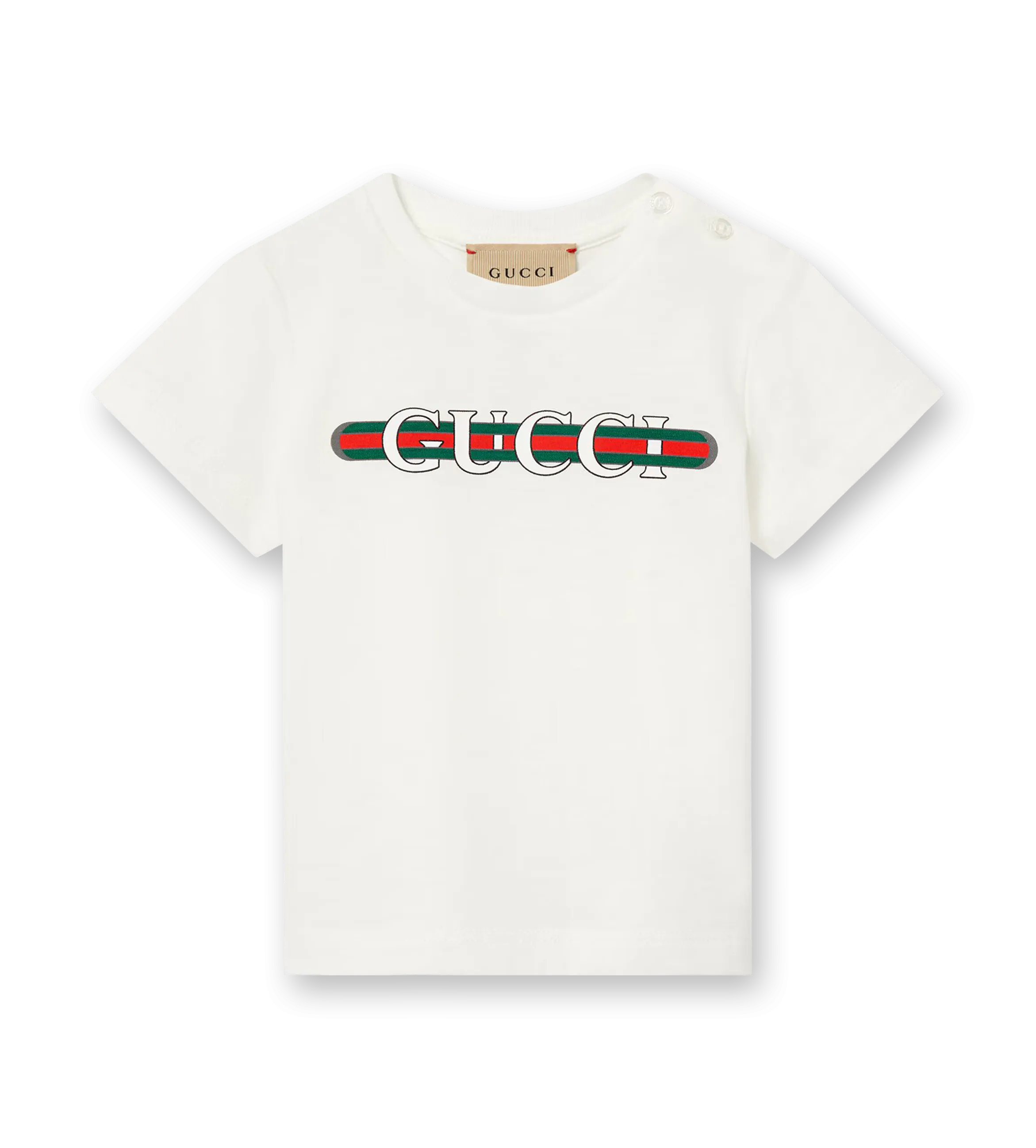 Baby Logo Print T-shirt White