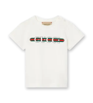 Baby Logo Print T-shirt White