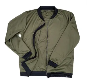 BOMBER JACKET - LIGHTWEIGHT GREEN & BLACK | PROLEVEL®