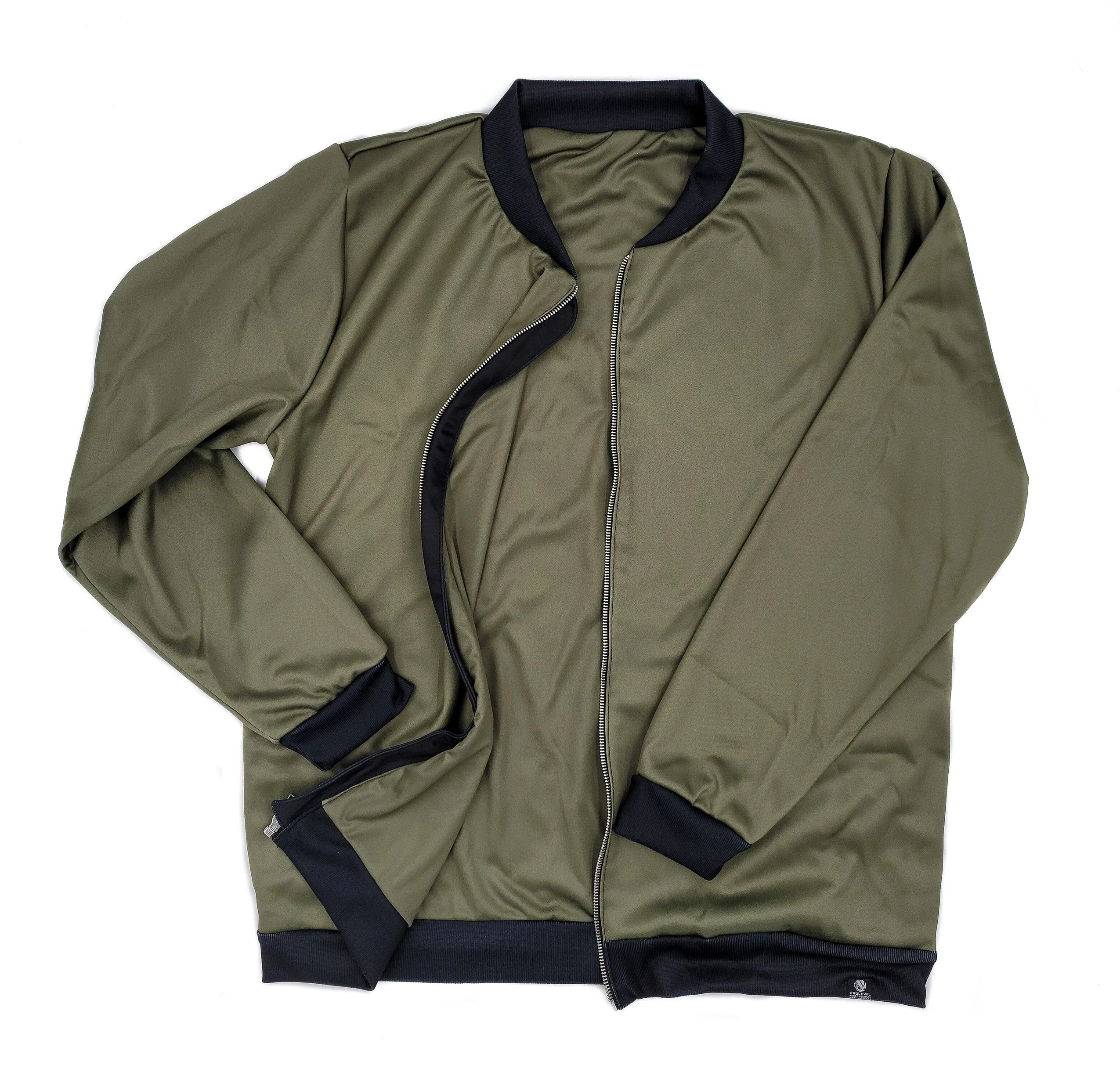 BOMBER JACKET - LIGHTWEIGHT GREEN & BLACK | PROLEVEL®