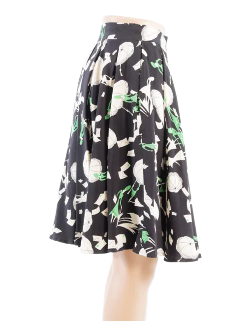 CHRISTIAN DIOR SILK MINI SKIRT
