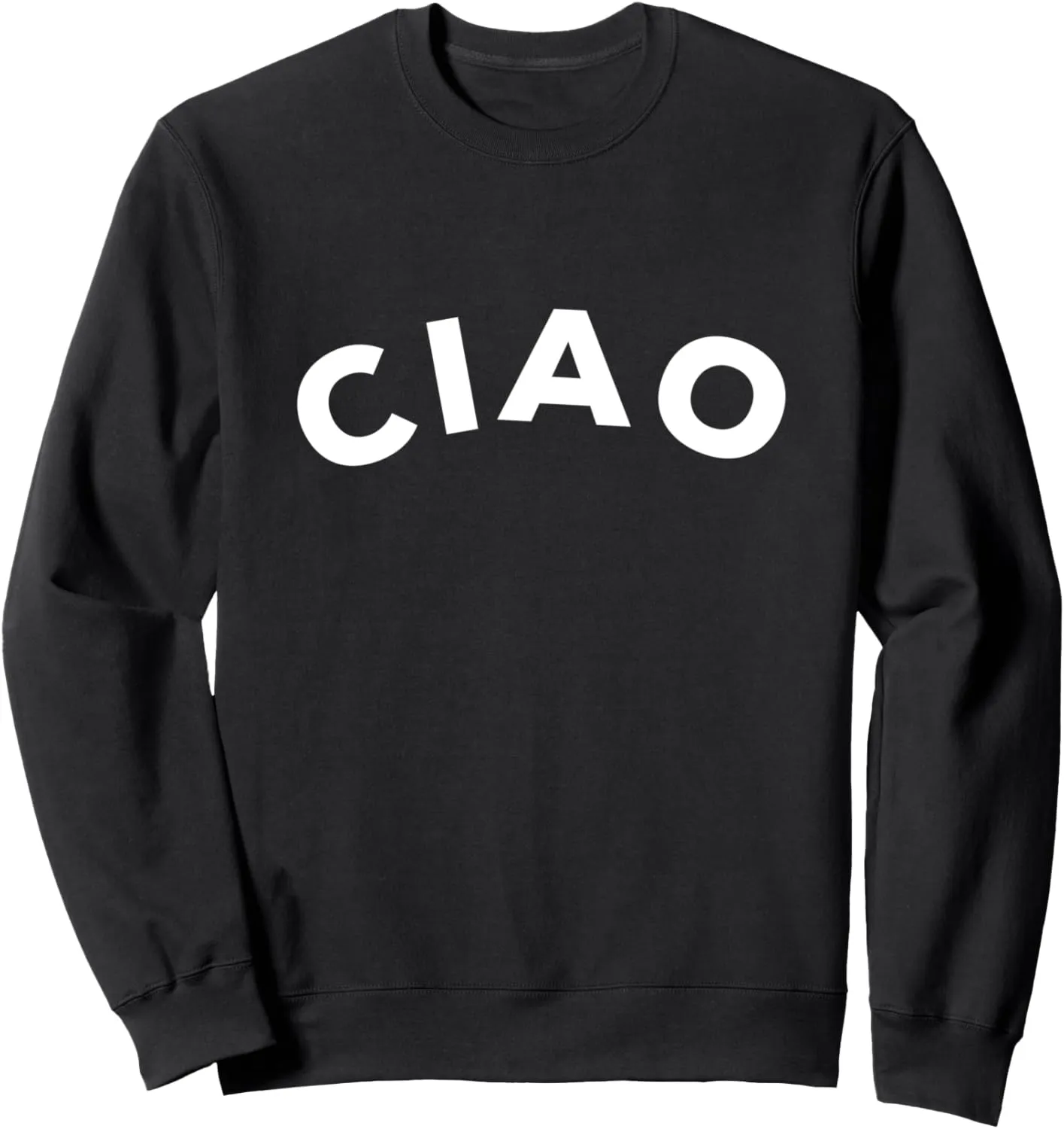 Ciao Sweatshirt ,Black ,Small