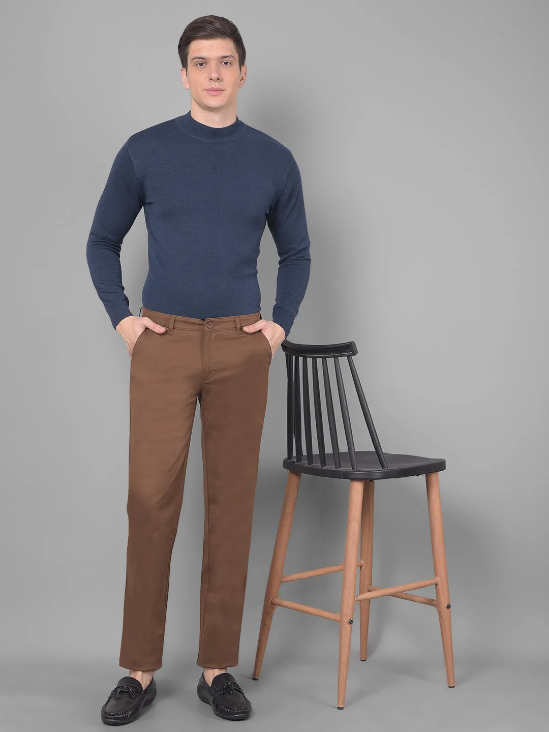 COBB BROWN SLIM FIT CHINOS