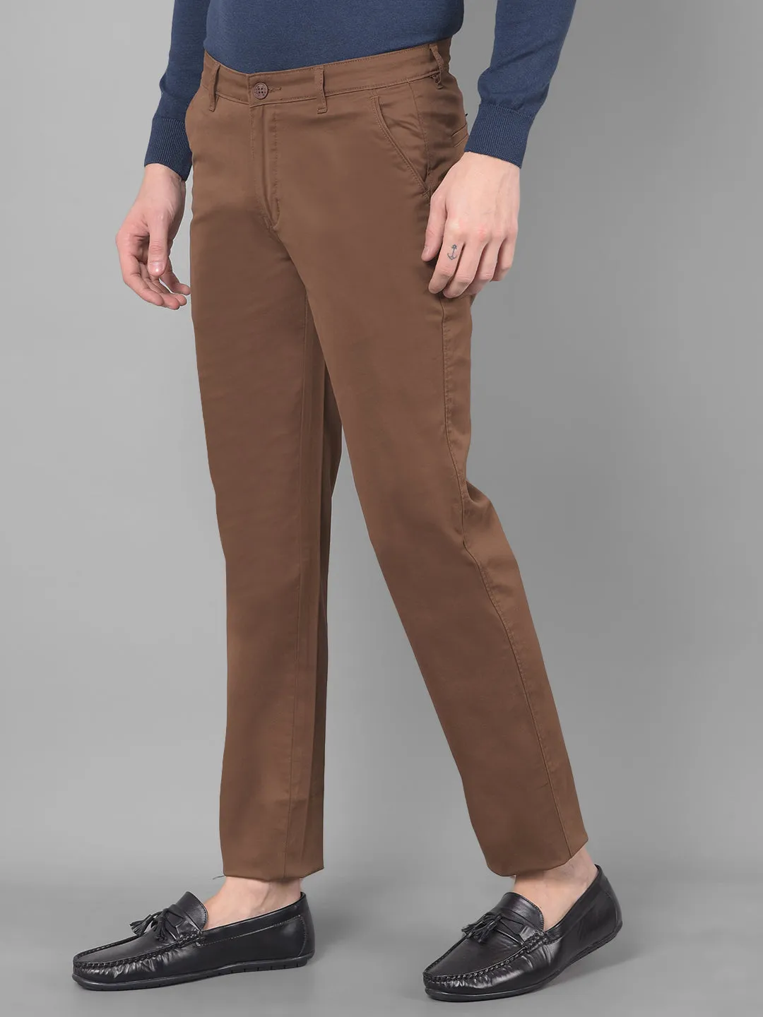 COBB BROWN SLIM FIT CHINOS