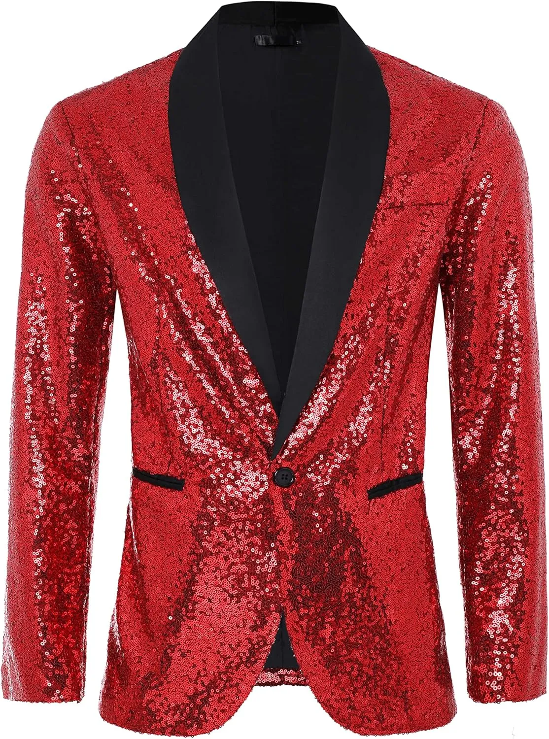 Coucoland Sequin Blazer Men-Tuxedo Jacket Sequin Suit Men Sport Coats