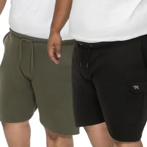 D555 Mens Wigan Big & Tall Fleece Cargo Shorts