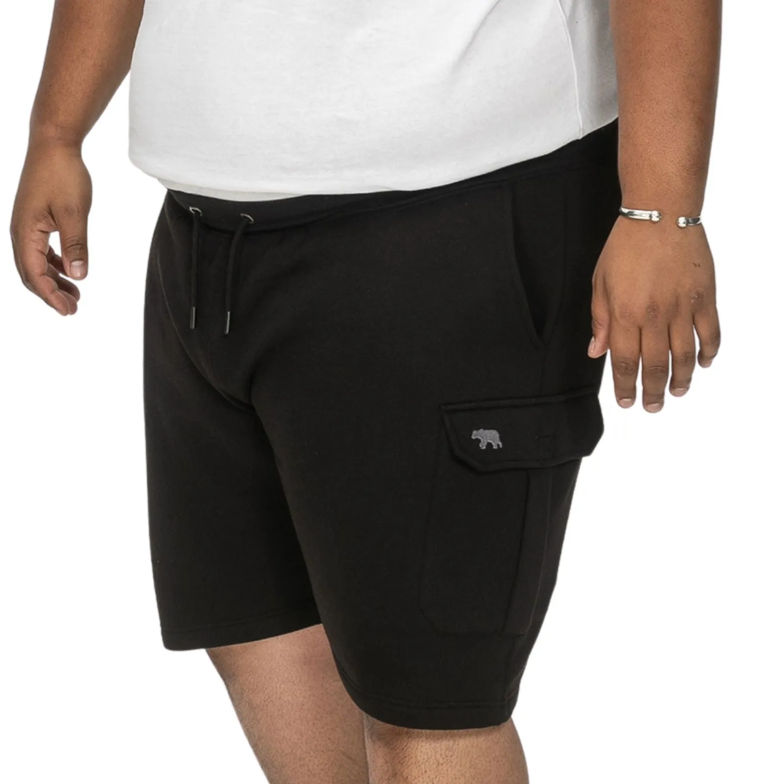 D555 Mens Wigan Big & Tall Fleece Cargo Shorts