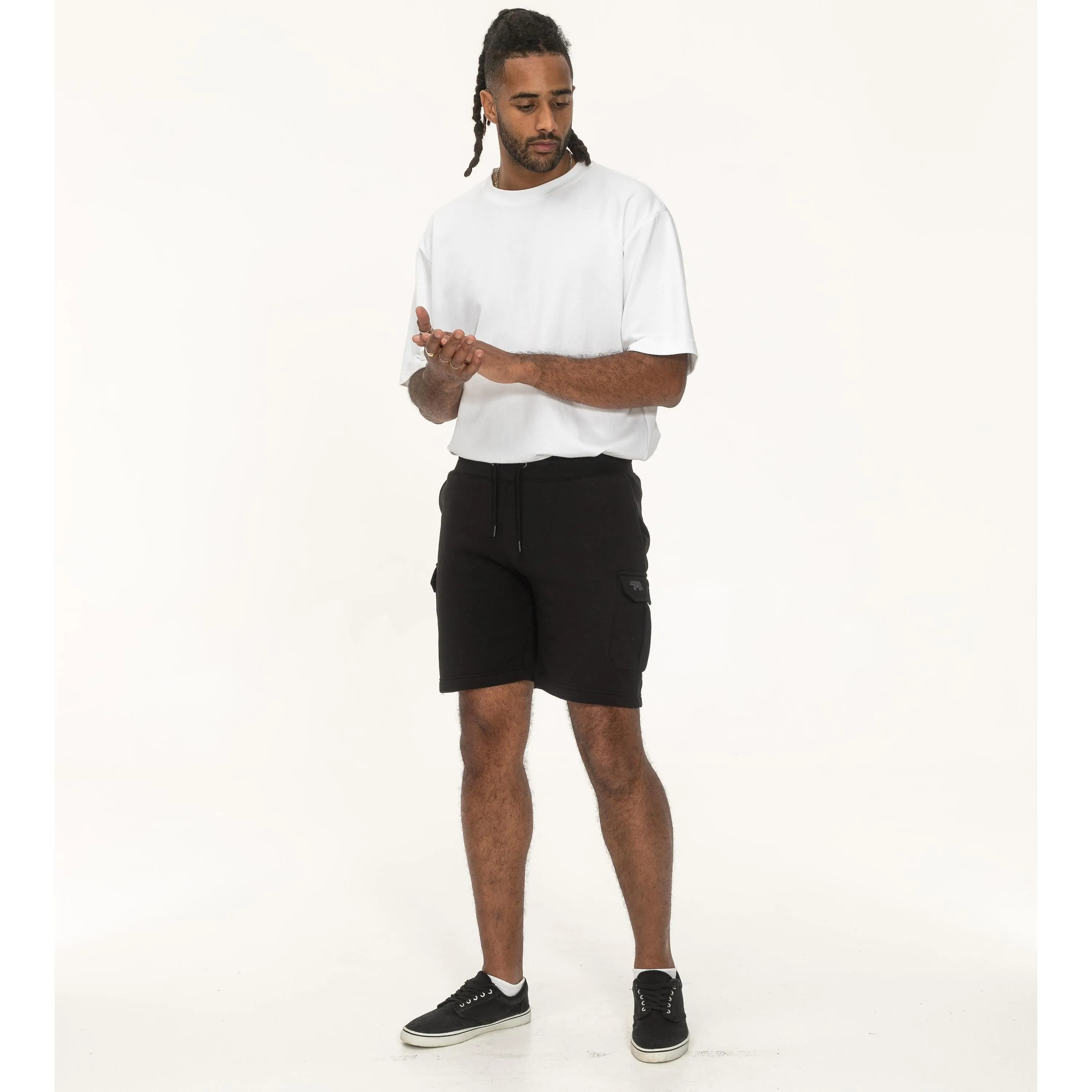 D555 Mens Wigan Big & Tall Fleece Cargo Shorts