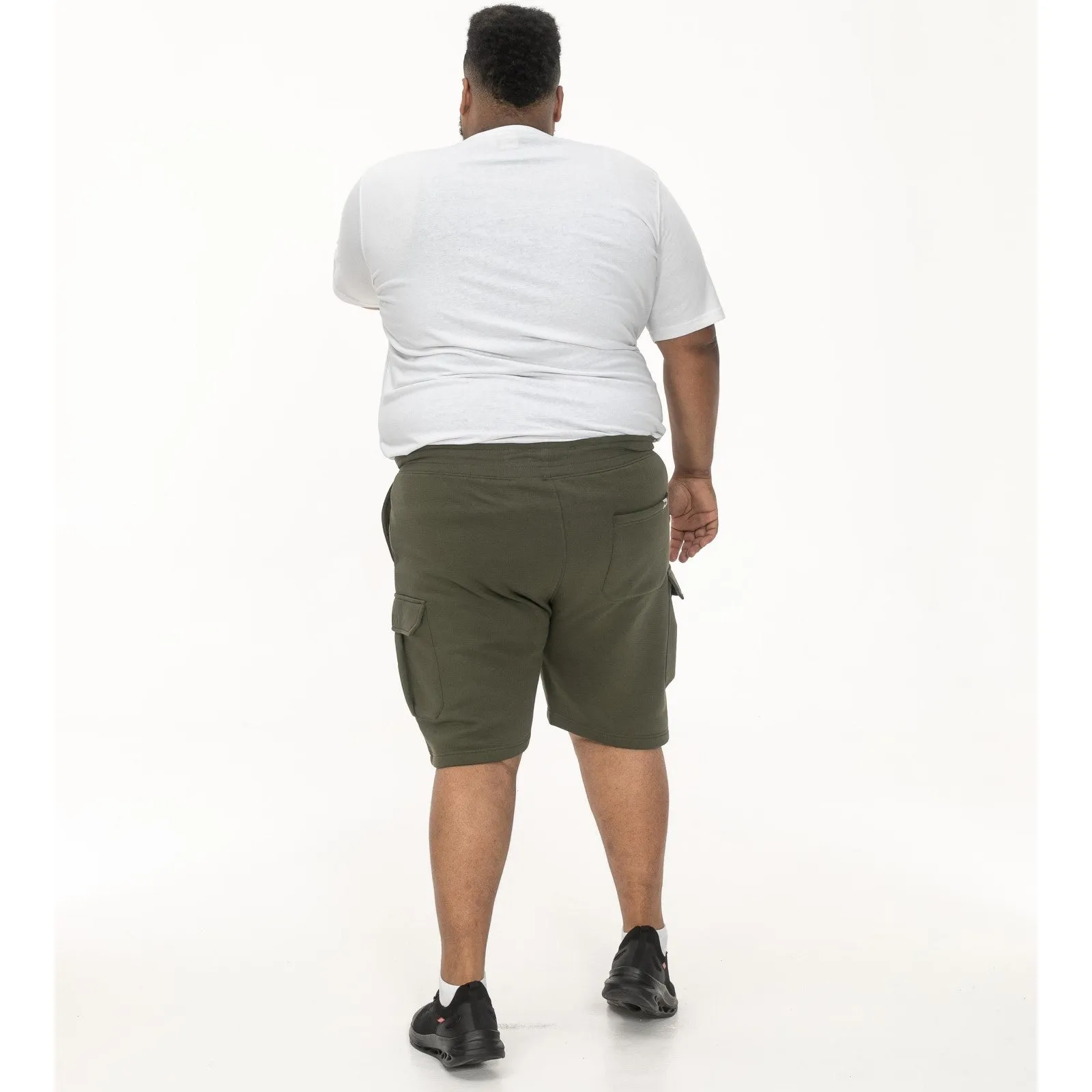 D555 Mens Wigan Big & Tall Fleece Cargo Shorts