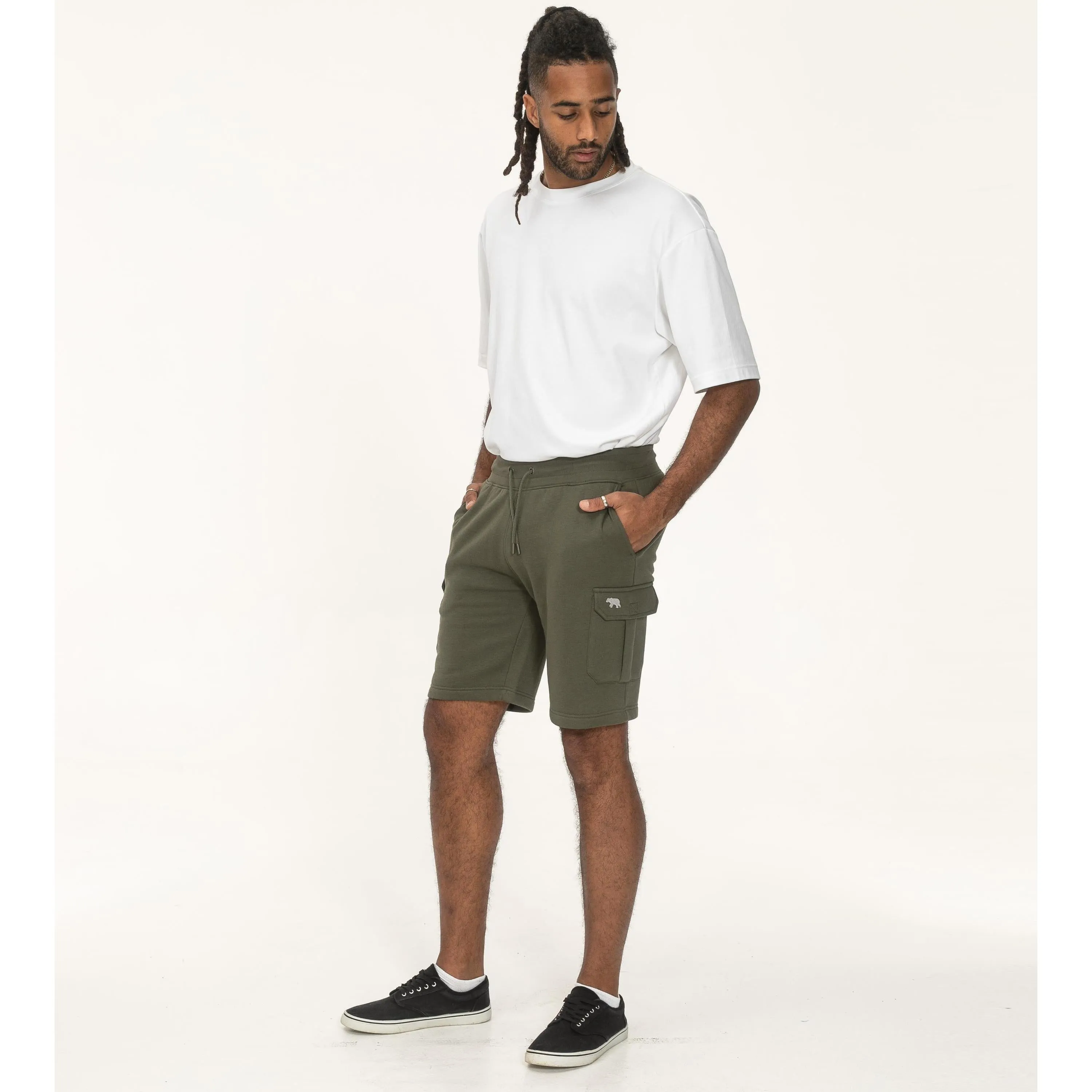 D555 Mens Wigan Big & Tall Fleece Cargo Shorts