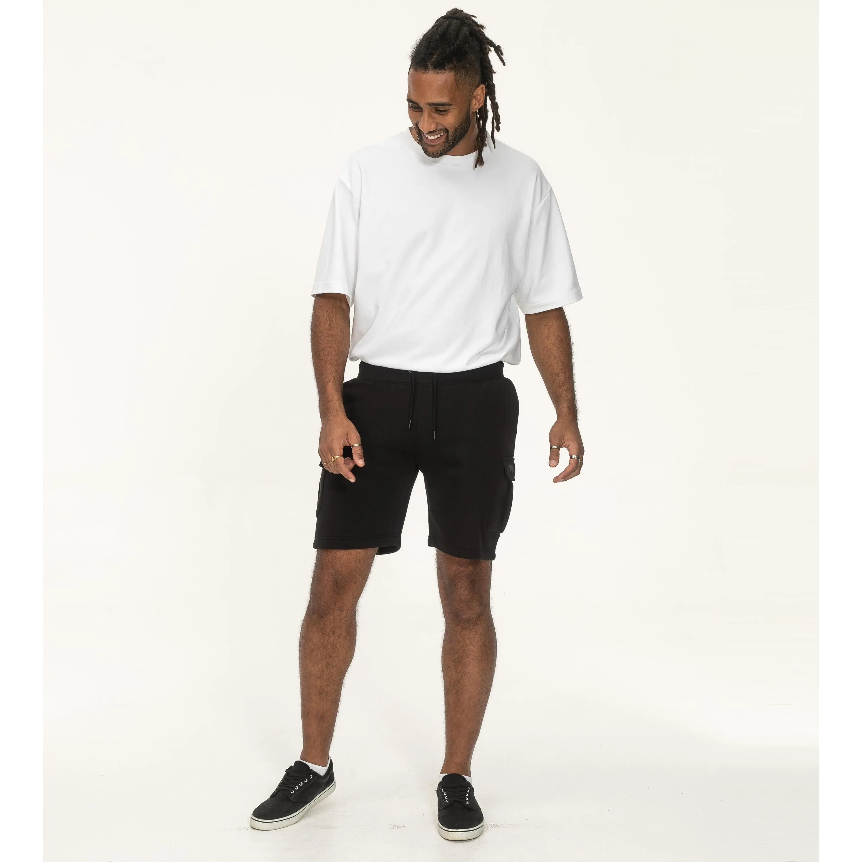 D555 Mens Wigan Big & Tall Fleece Cargo Shorts