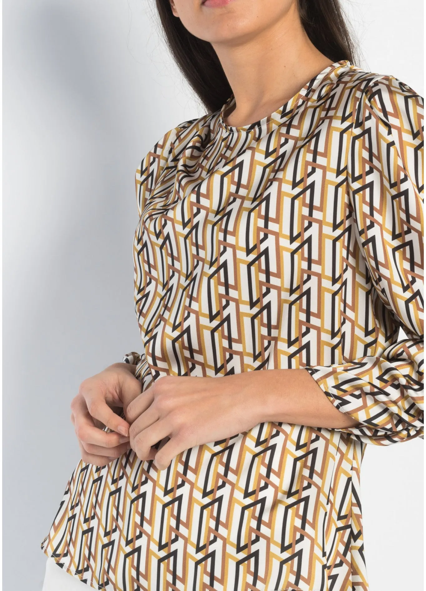 Dior Geometric Print Top