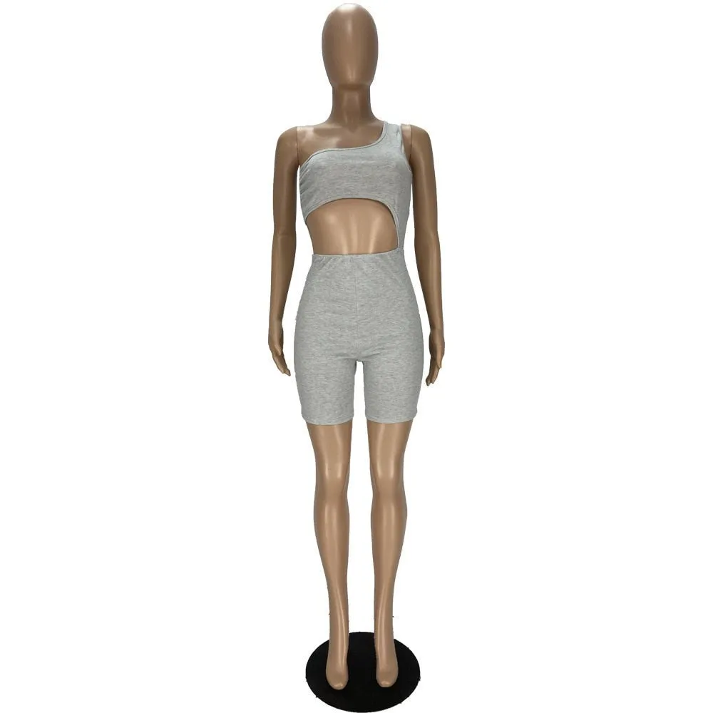 Doing Me One Shoulder Jumpsuit