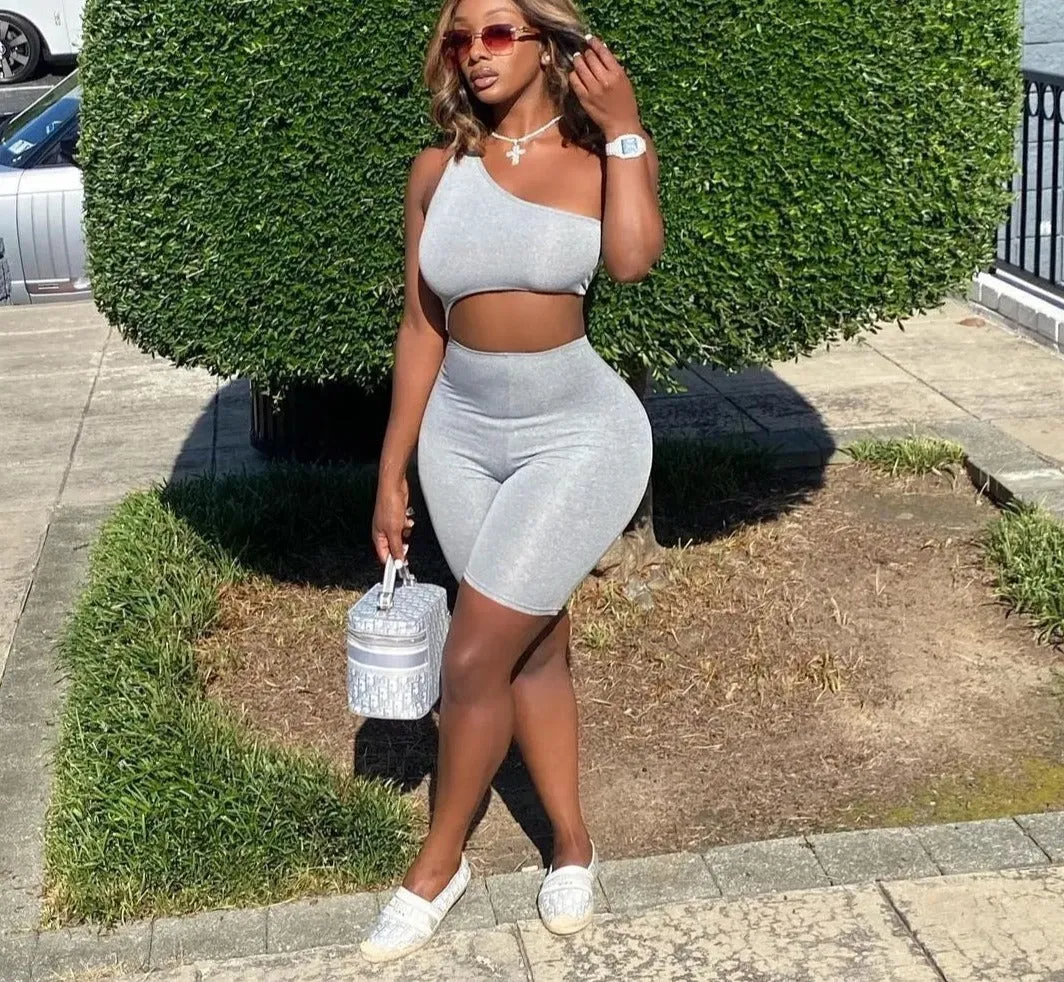 Doing Me One Shoulder Jumpsuit
