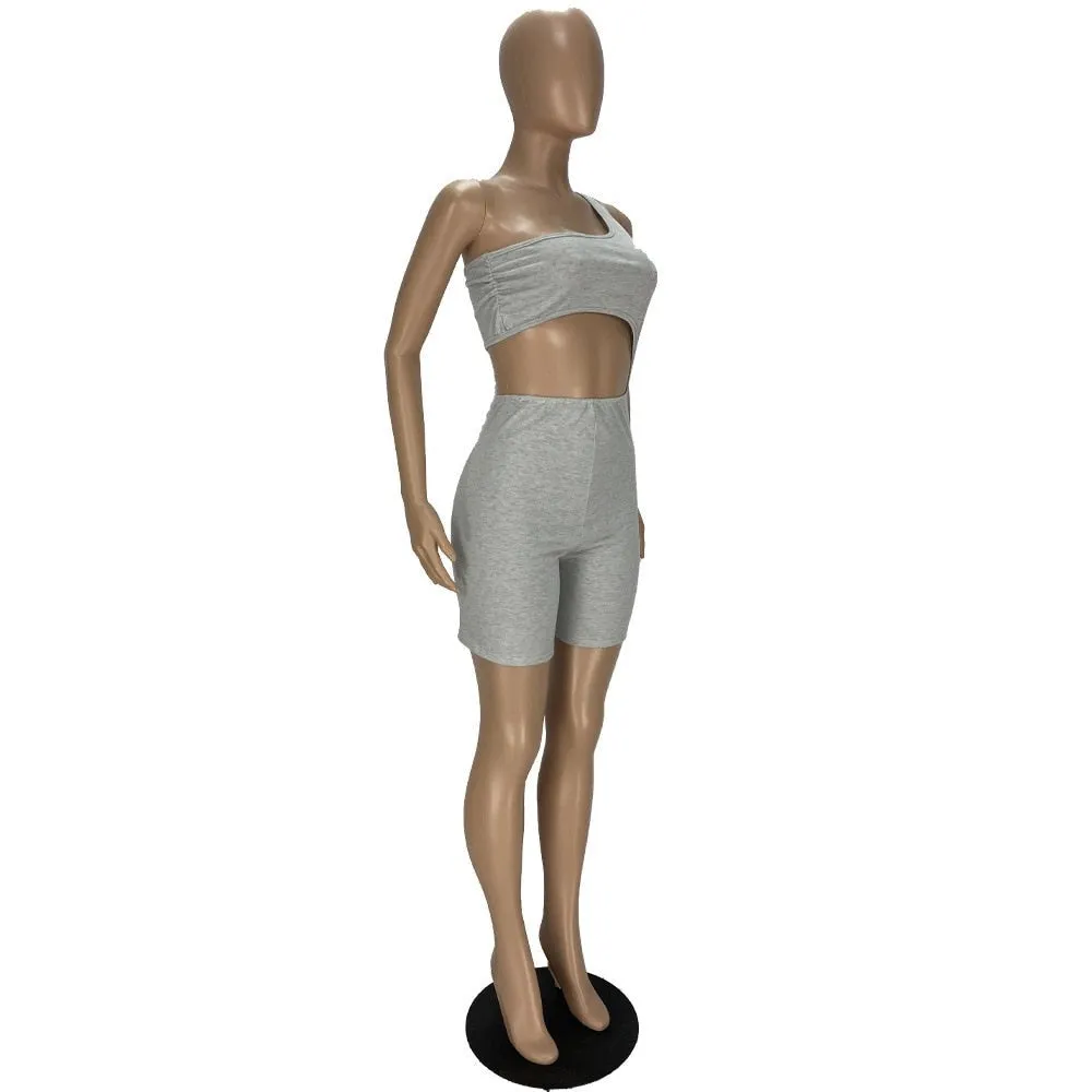 Doing Me One Shoulder Jumpsuit