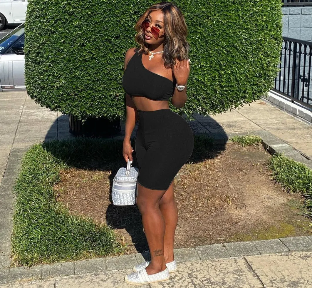 Doing Me One Shoulder Jumpsuit