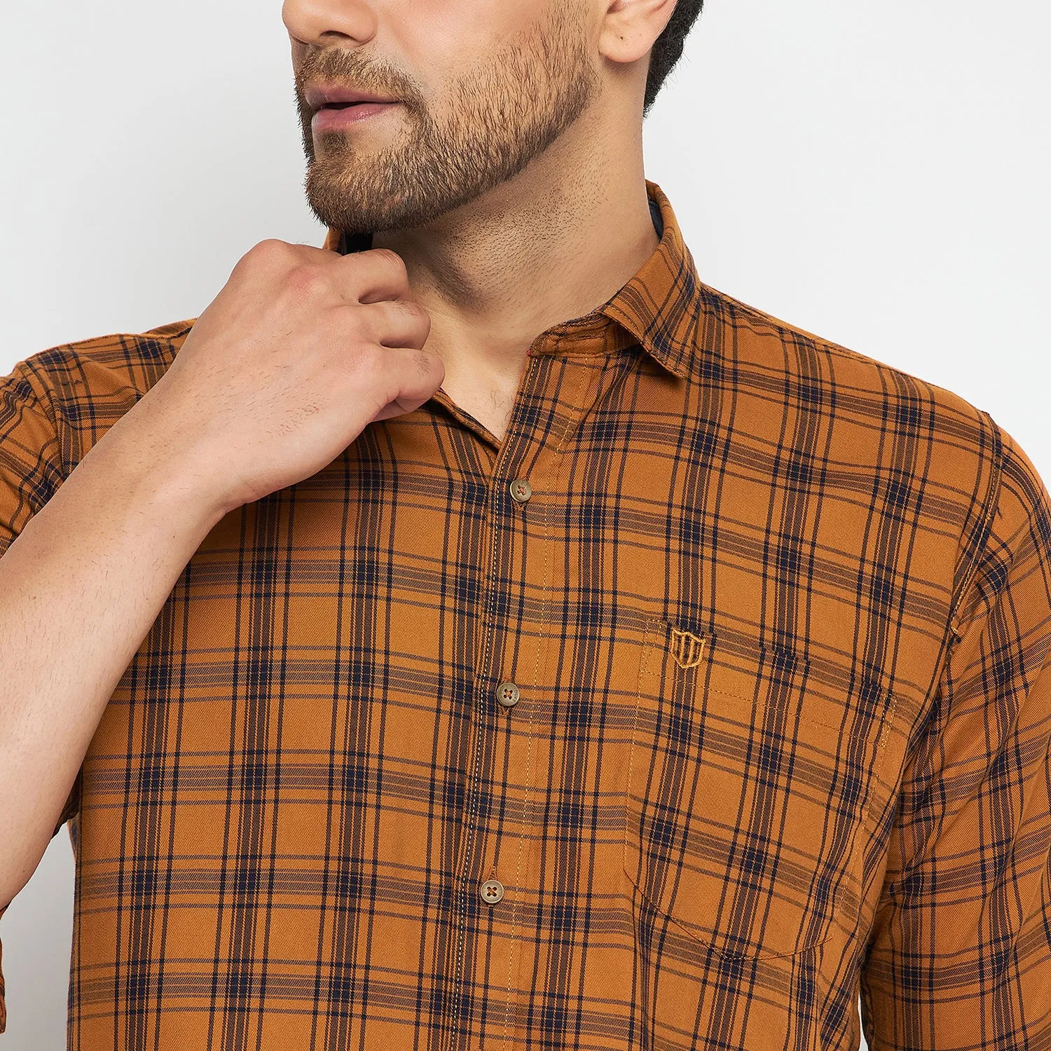 Duke Stardust Men Full Sleeve Cotton Shirts (SD8CKTDQ)