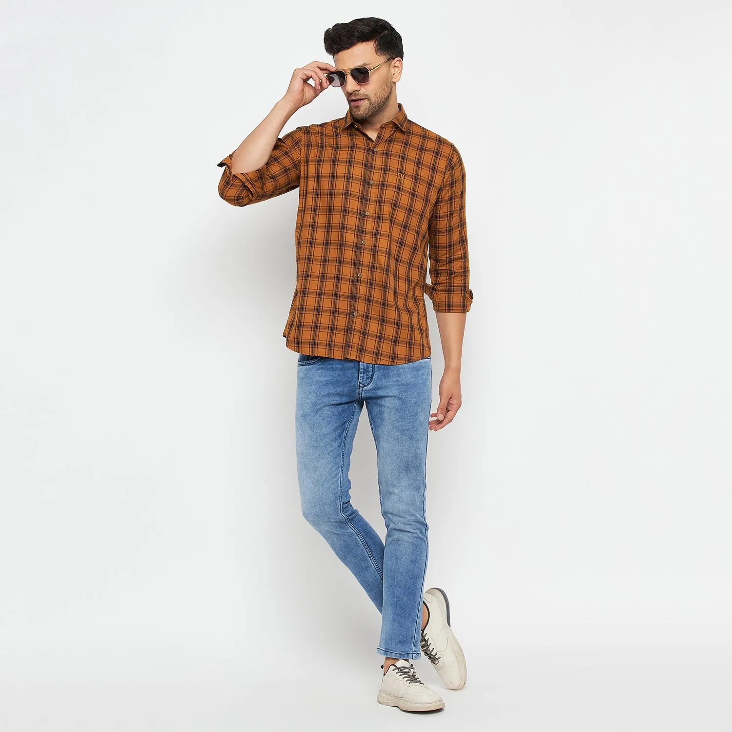 Duke Stardust Men Full Sleeve Cotton Shirts (SD8CKTDQ)