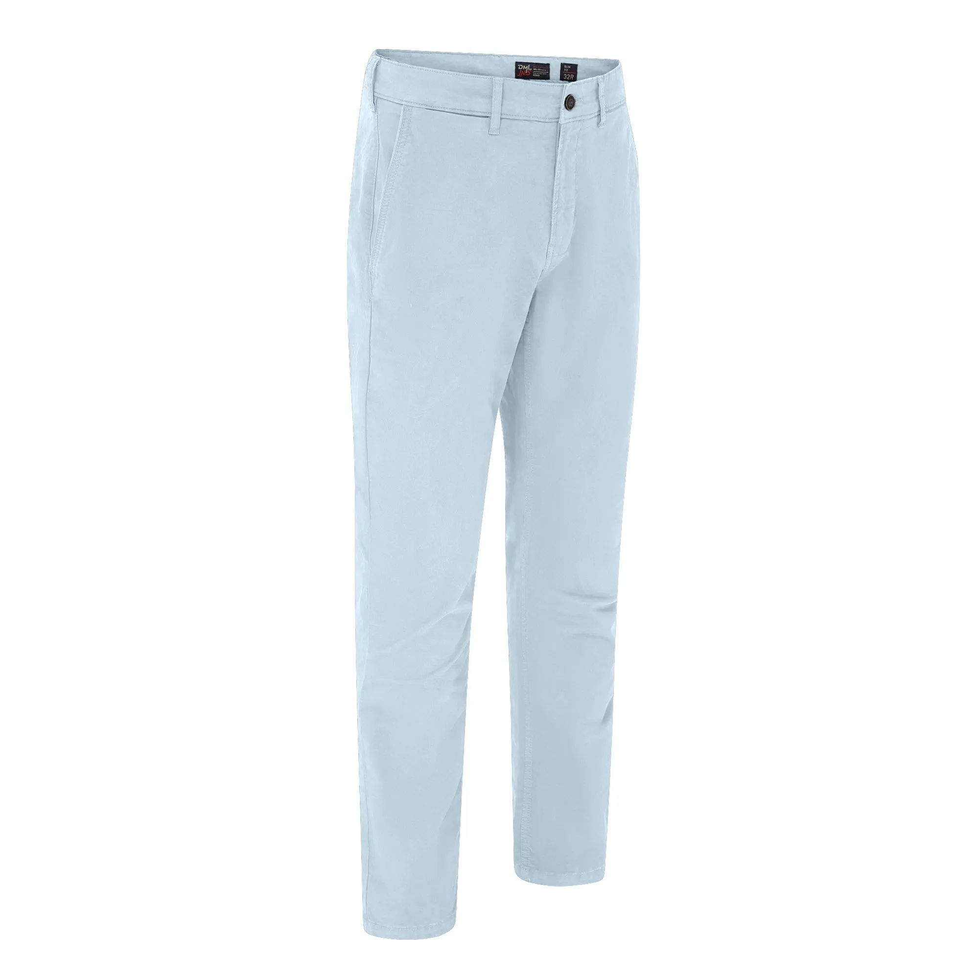 Echo slim chino trouser in Sky Blue