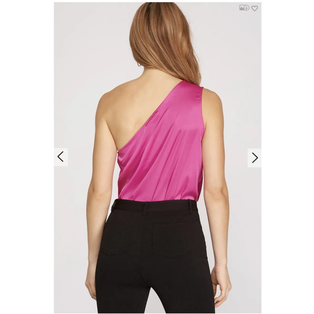 Fuchsia off shoulder