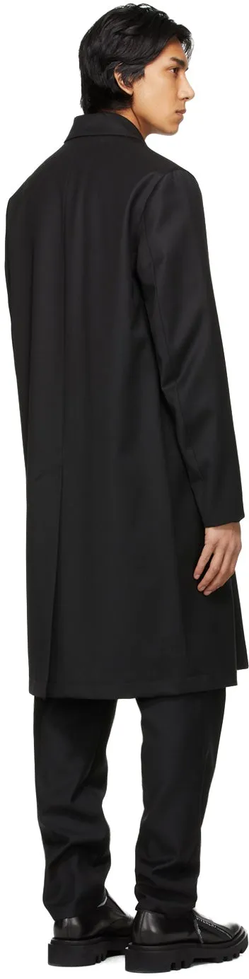 Givenchy Black Patch Trench Coat