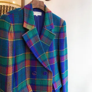 Givenchy Checked Pattern Coat