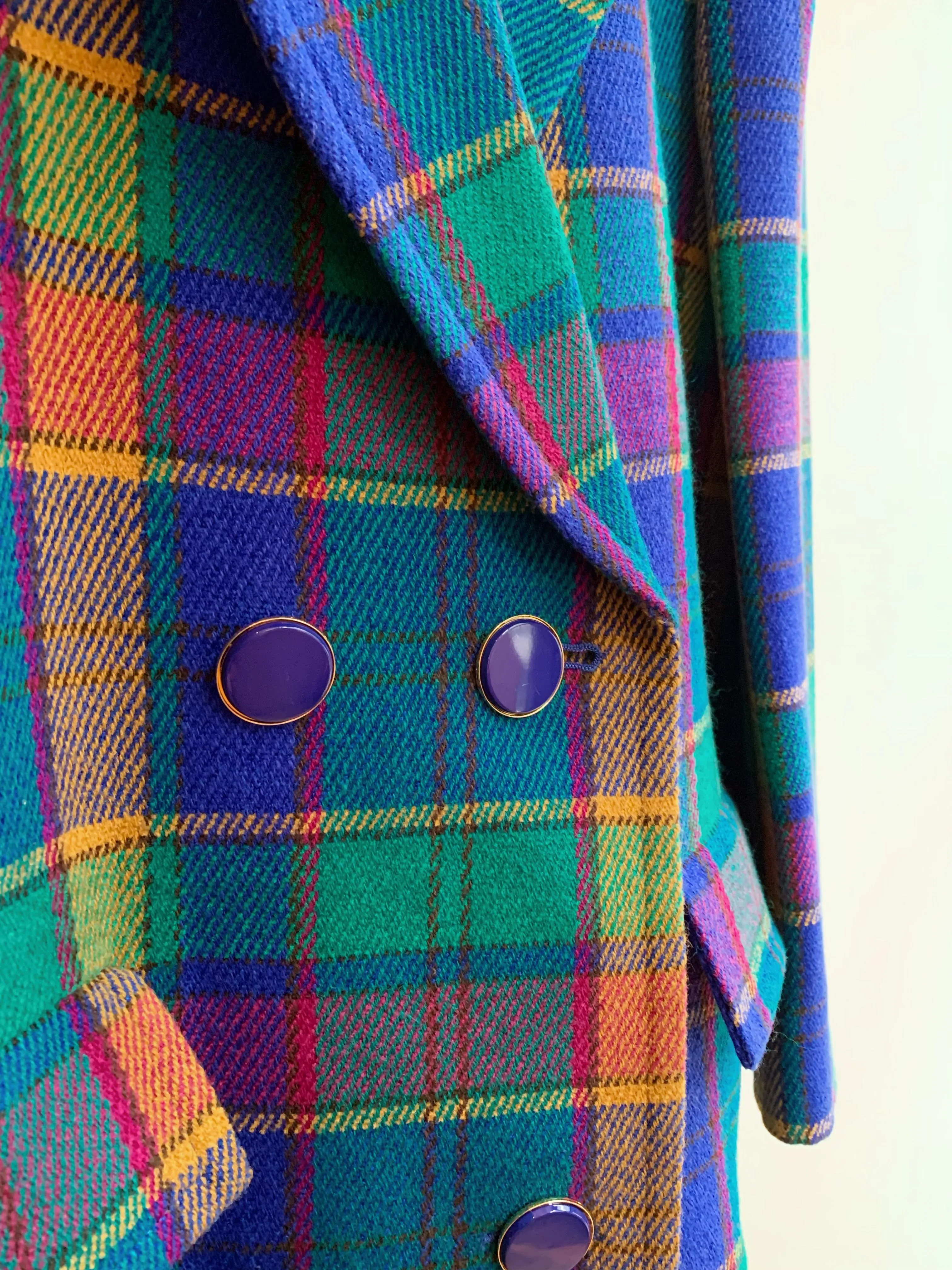 Givenchy Checked Pattern Coat