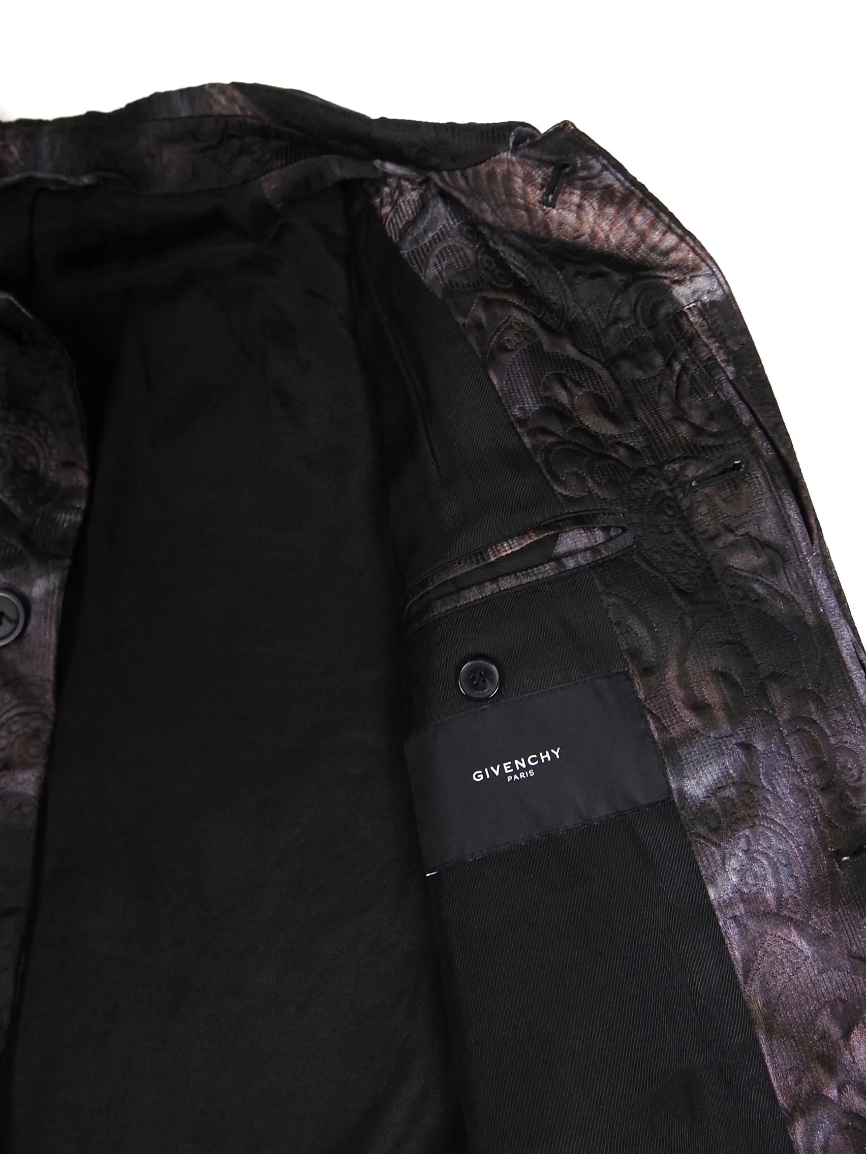 Givenchy Silk Virgin Mary Coat Size 48