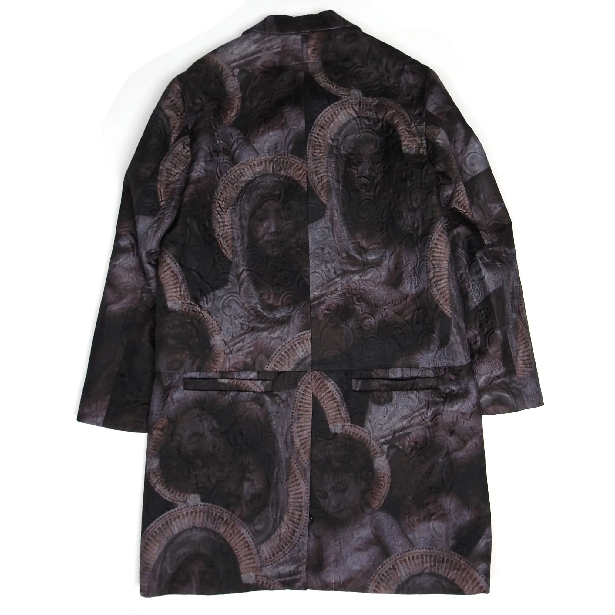 Givenchy Silk Virgin Mary Coat Size 48