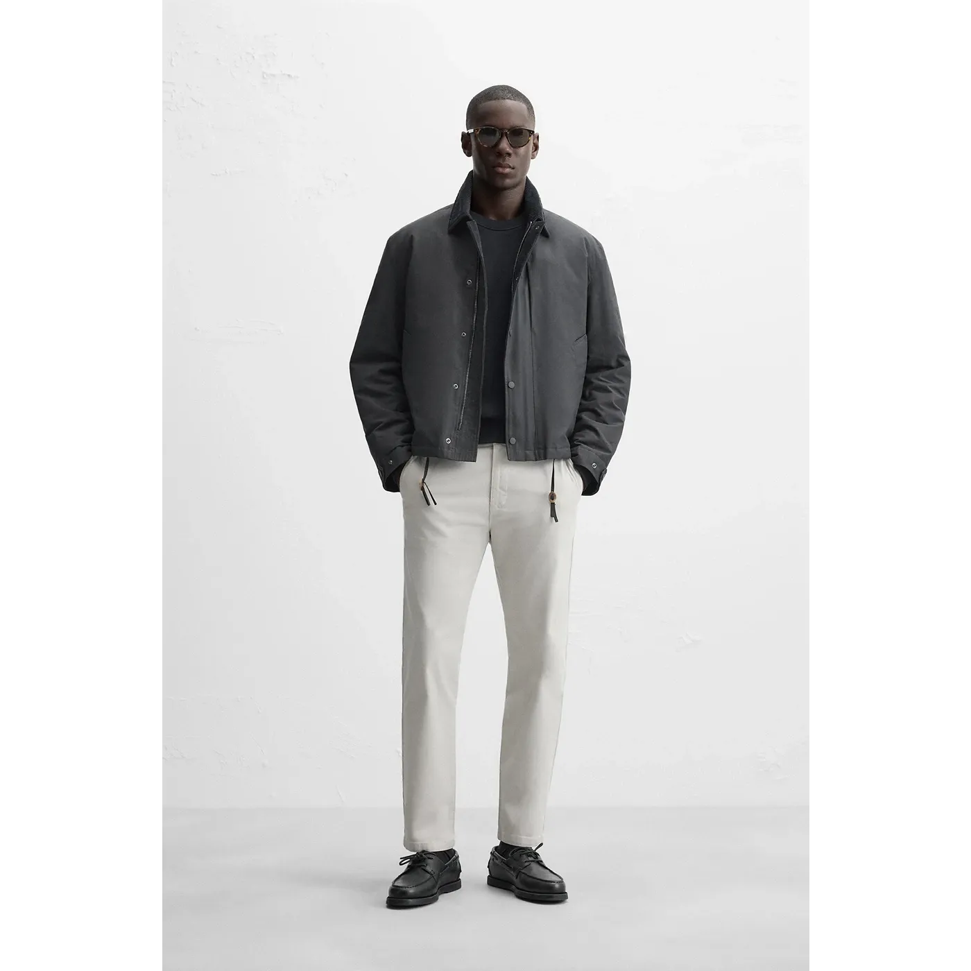 Grey Slim Fit Chinos