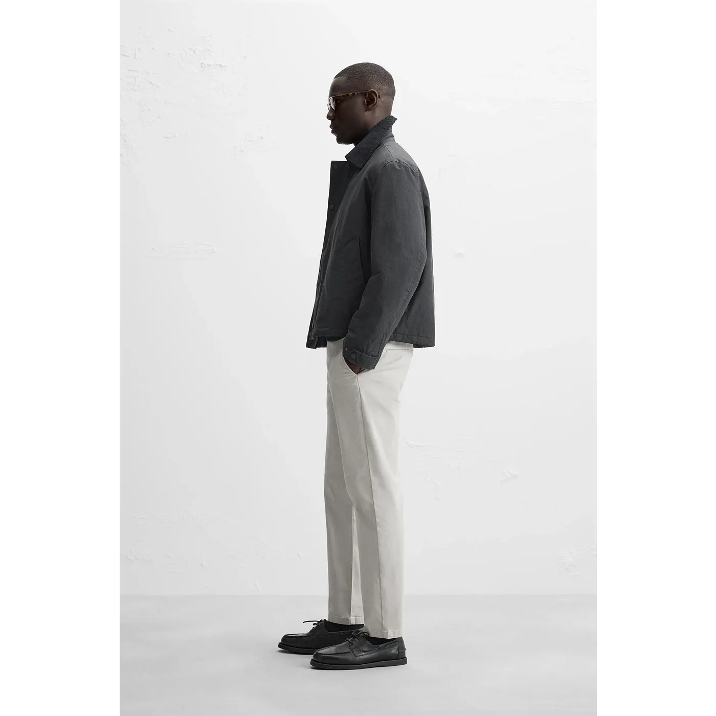 Grey Slim Fit Chinos