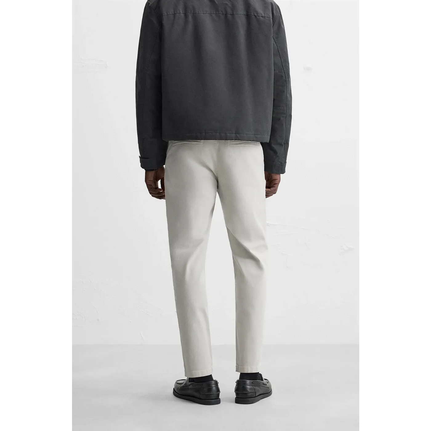 Grey Slim Fit Chinos