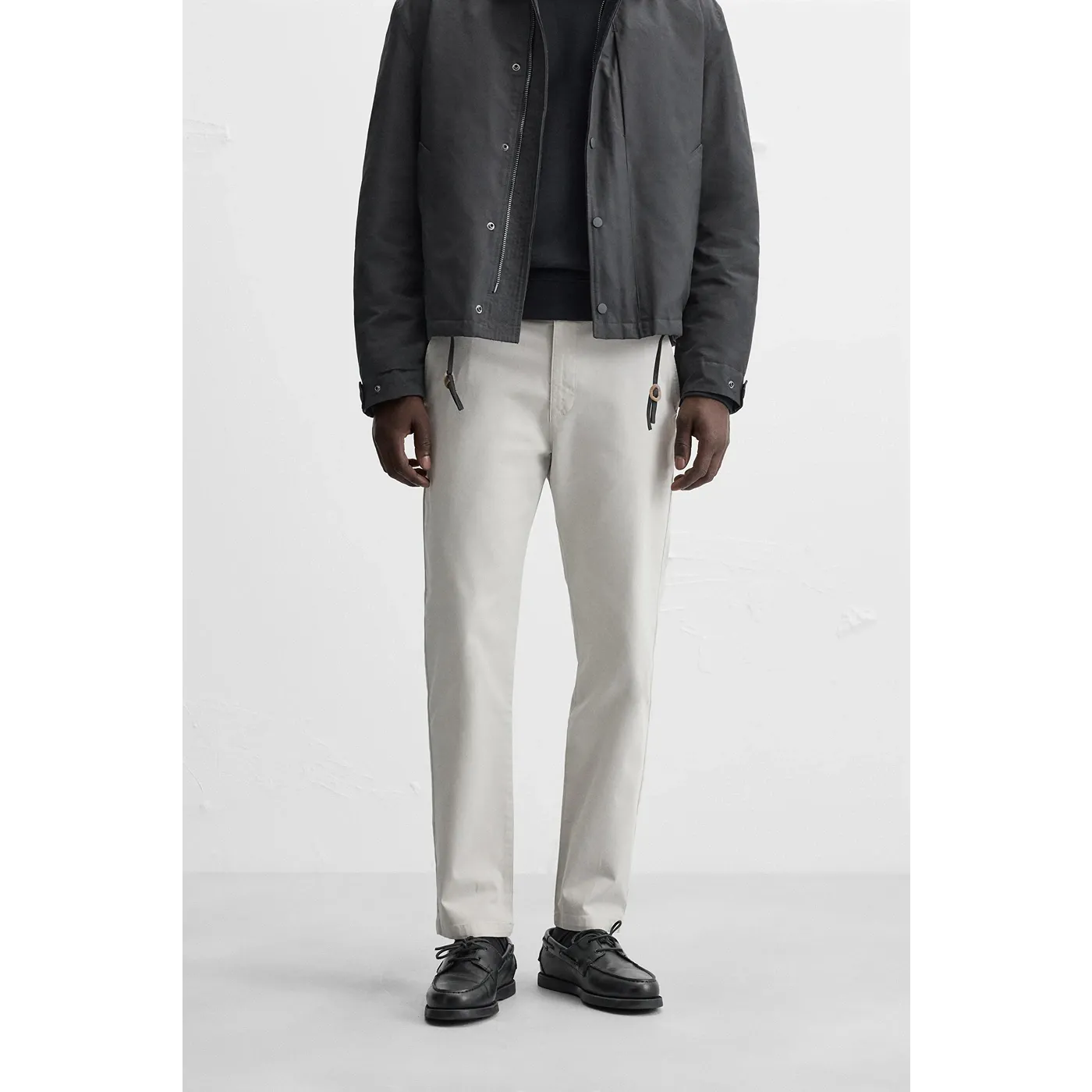Grey Slim Fit Chinos