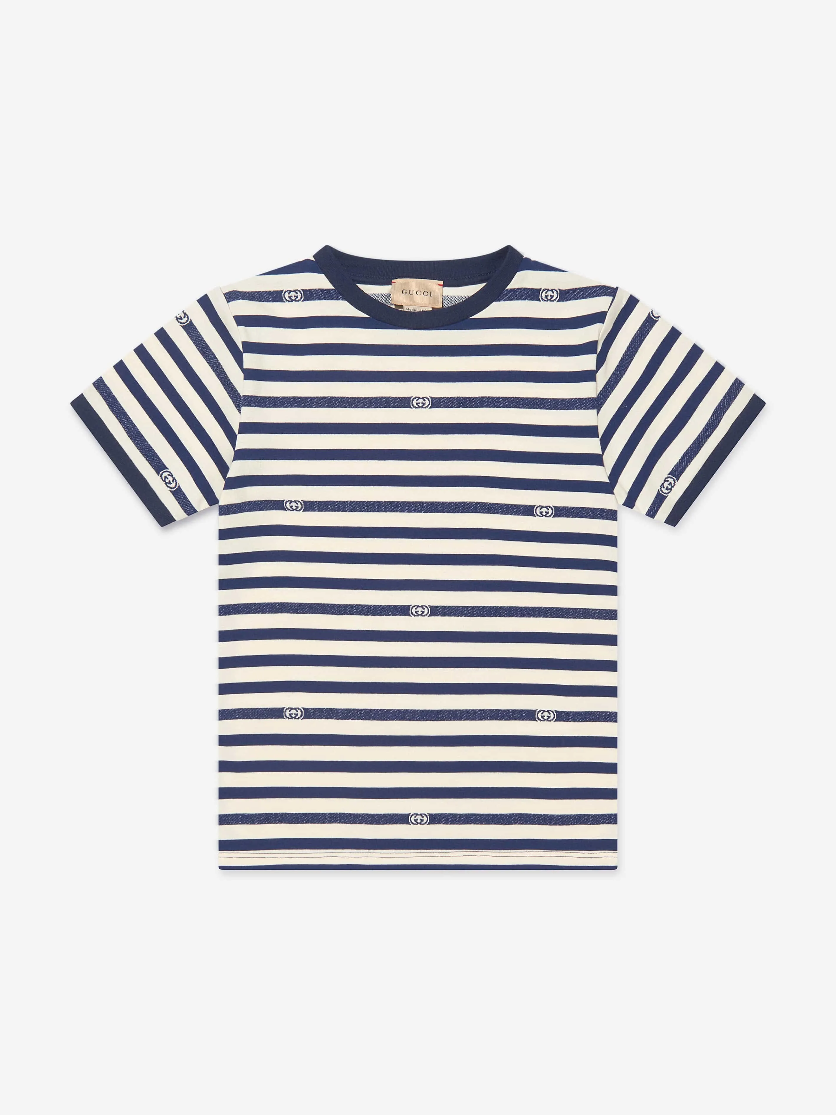 Gucci Boys Striped Logo T-Shirt