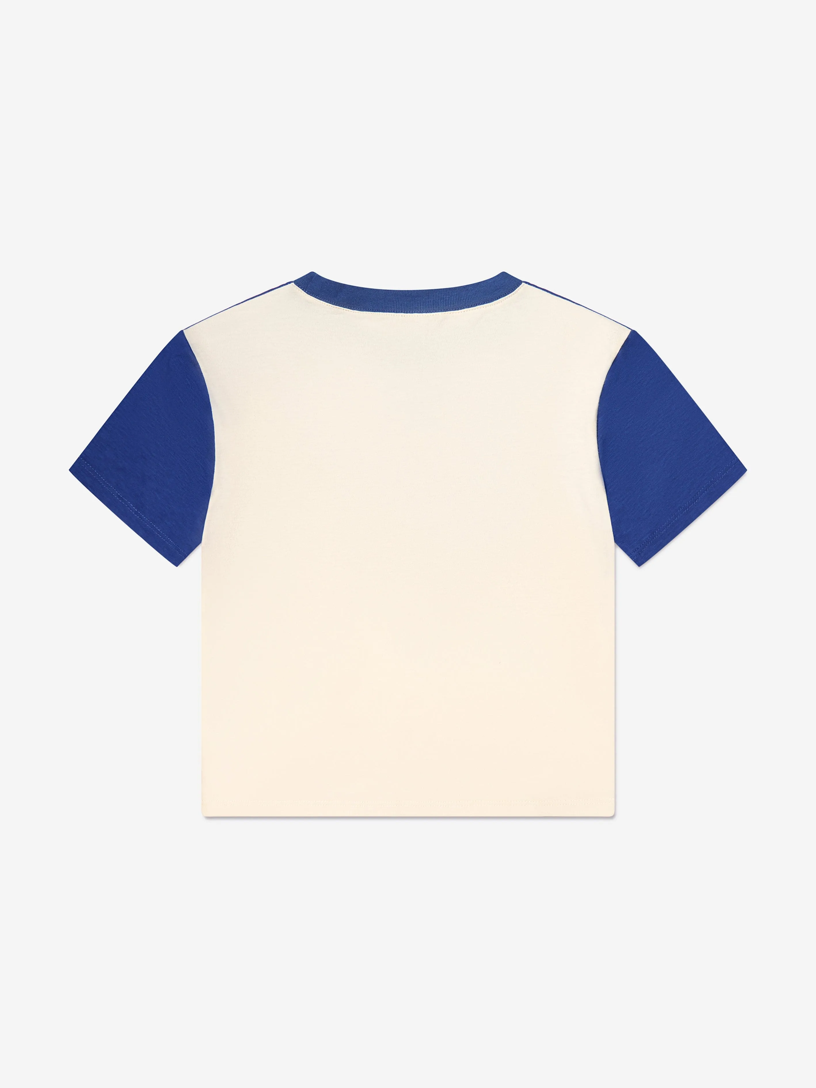 Gucci Kids Logo Print T-Shirt in Blue