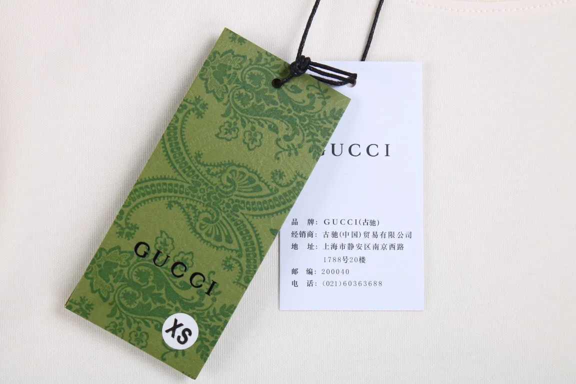 Gucci Lightning Logo T-Shirt (Cream)