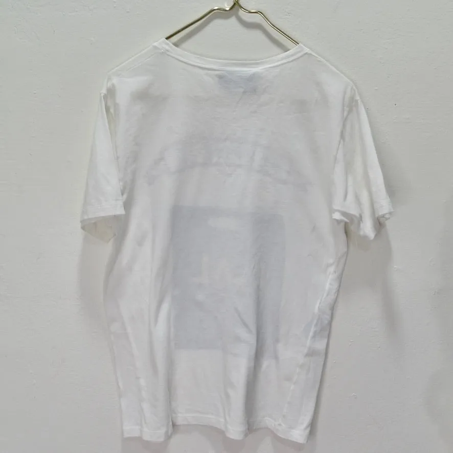 Gucci X Angela Hicks Limited Edition White Cotton 'Keepin It Real' T Shirt   Tin