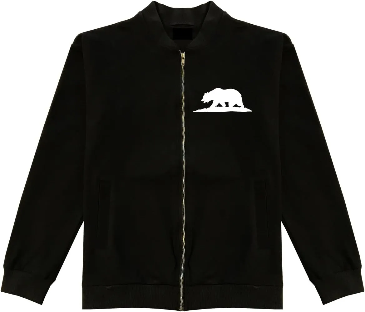 Kings Of NY Bear Logo California Republic Bomber Jacket