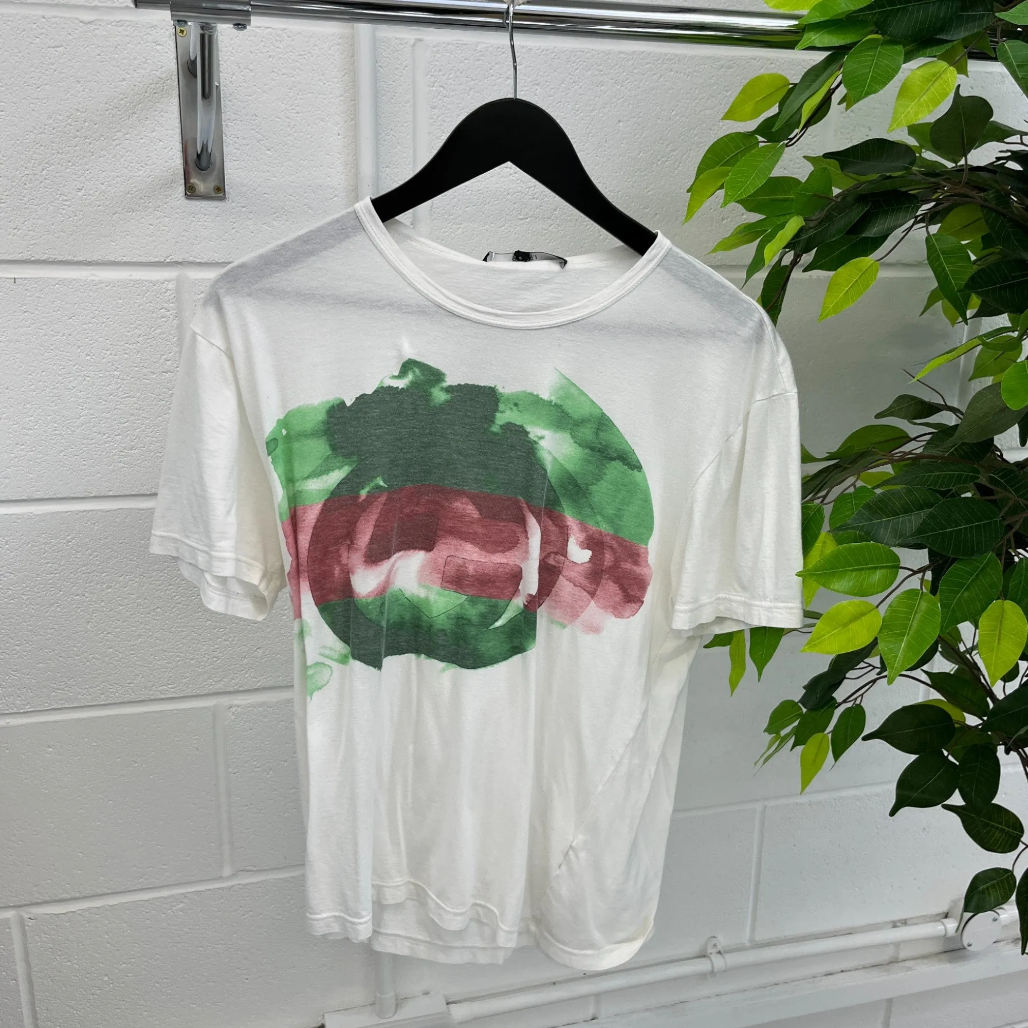 Men's Logo T-Shirt White Size S