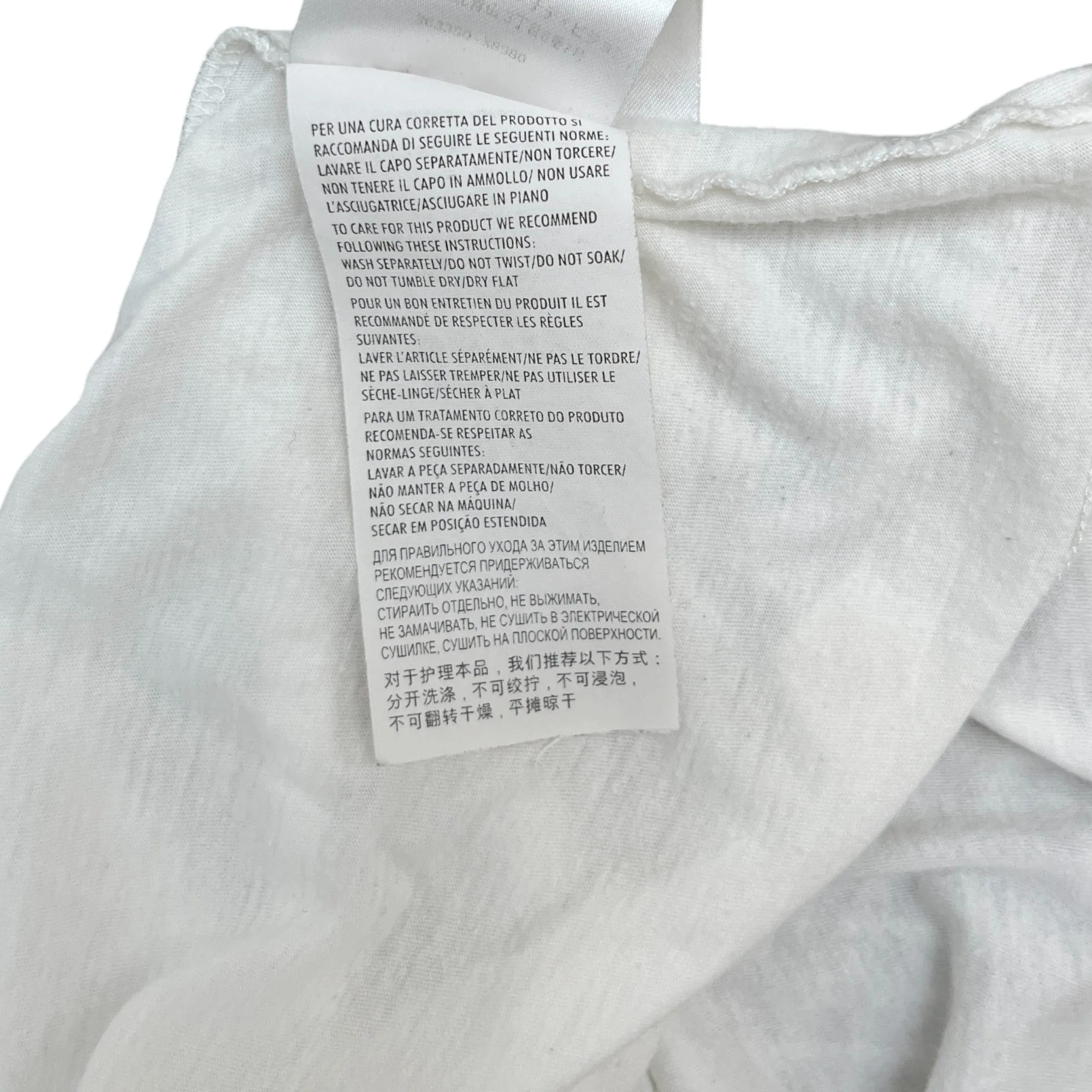 Men's Logo T-Shirt White Size S