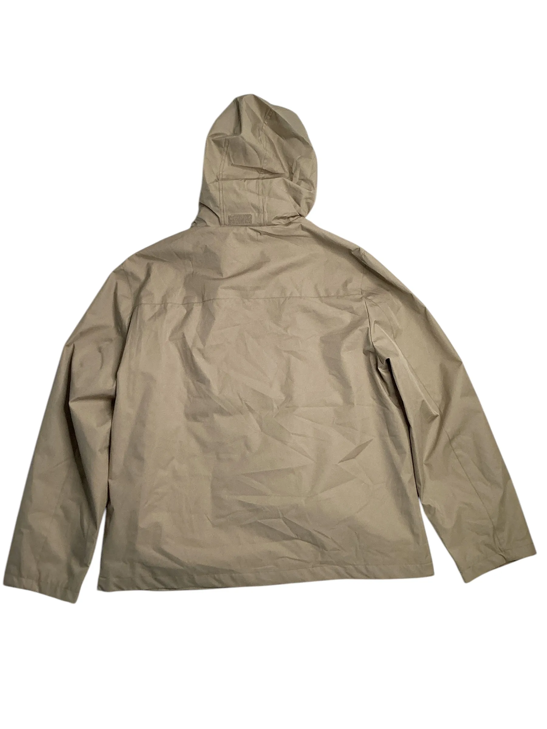 Nautica Men's Classic Lightweight Hooded Bomber Jacket Beach Sand XL