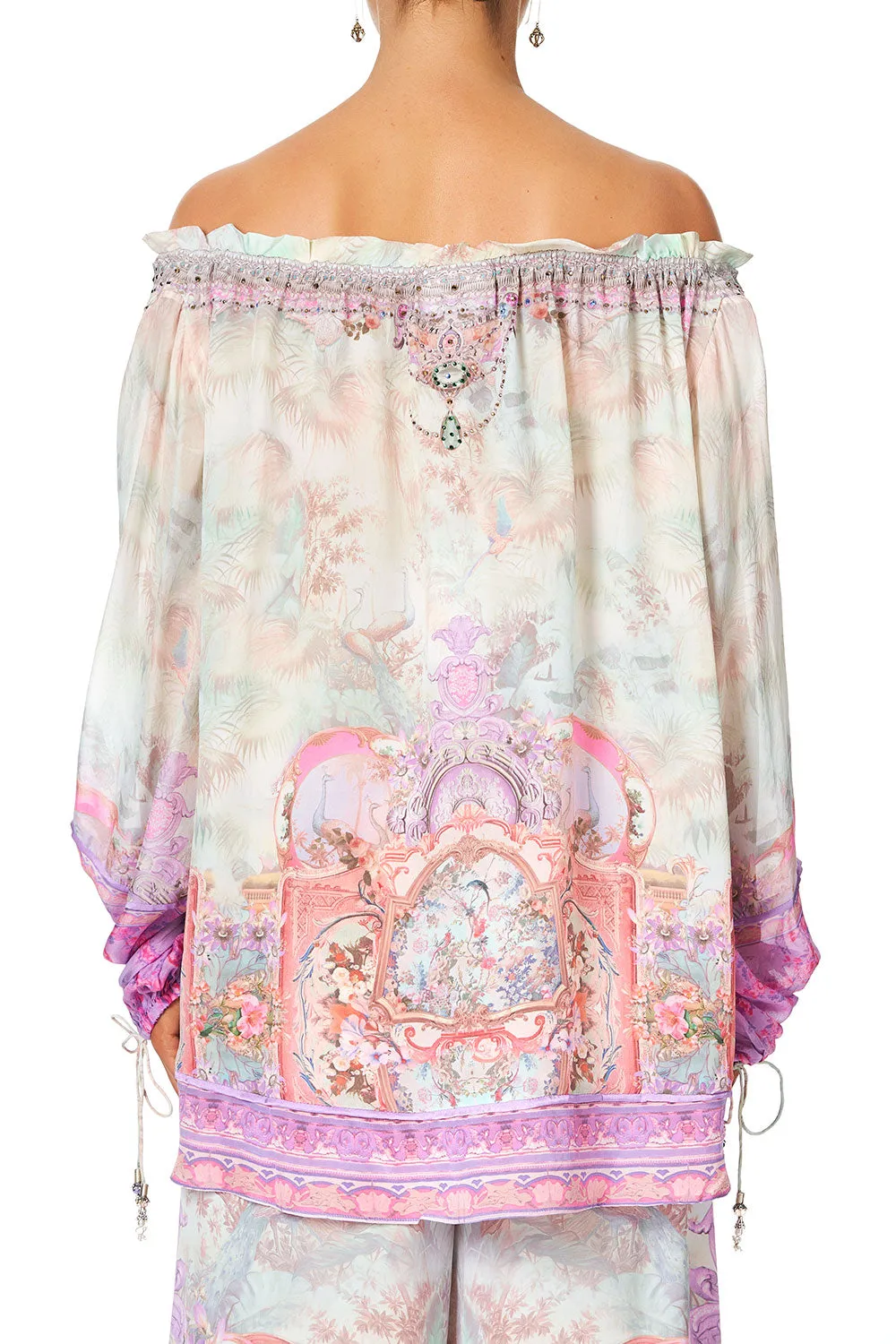 OFF THE SHOULDER BLOUSE ELECTRON LIBRE