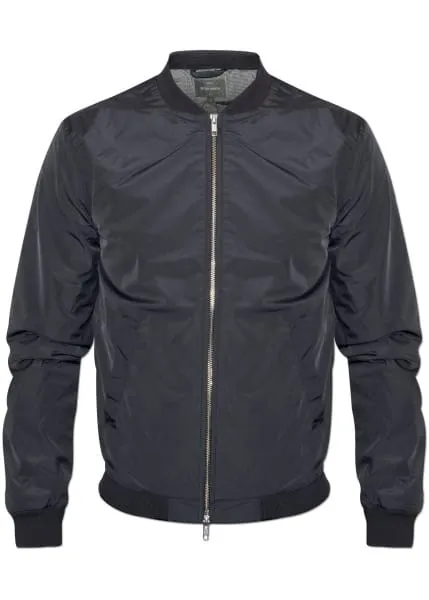Peter Werth Mens Author Charcoal Bomber Jacket