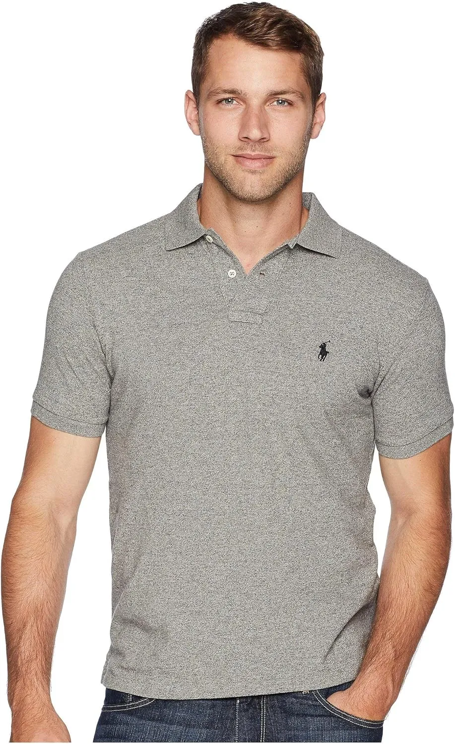 Polo Ralph Lauren Men's Custom Slim Fit Iconic Mesh Polo