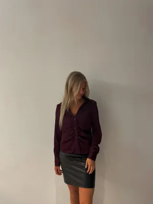 Riley Satin Ruched Front Blouse | Spice