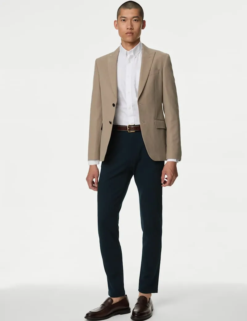 Slim Fit Stretch Ponte Chinos